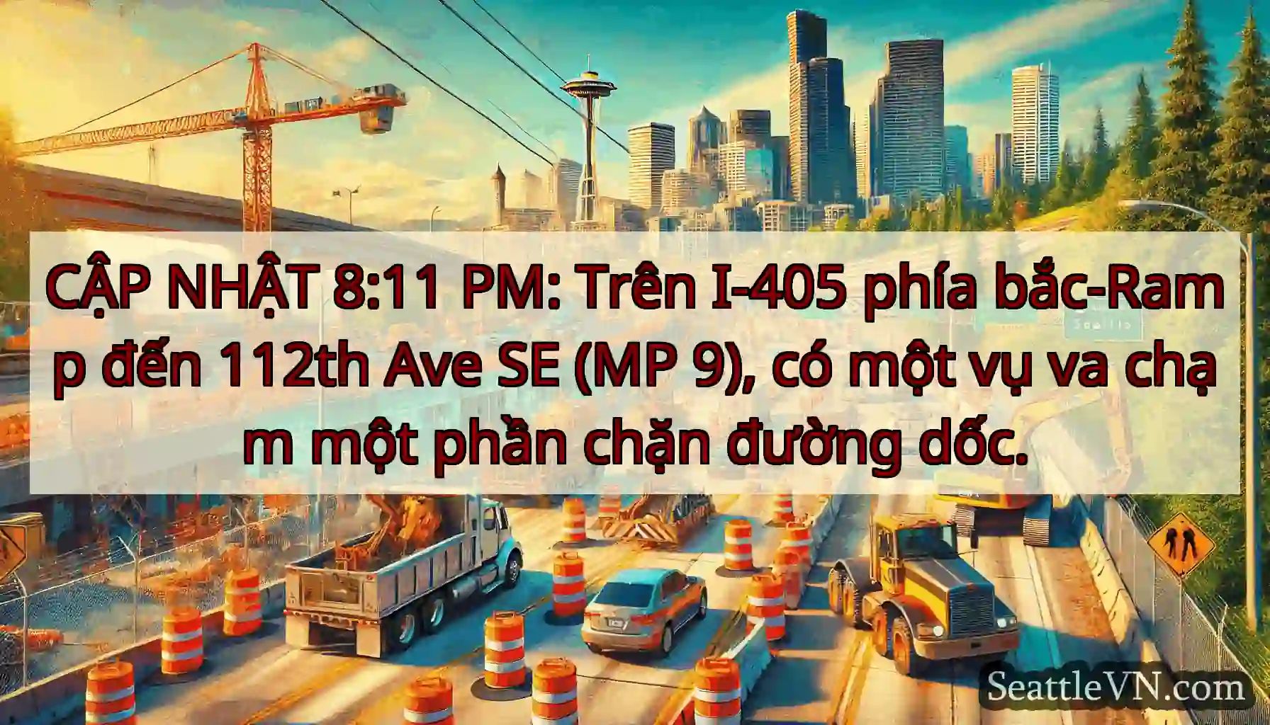 CẬP NHẬT 8:11 PM: Trên I-405 phía bắc-Ramp đến