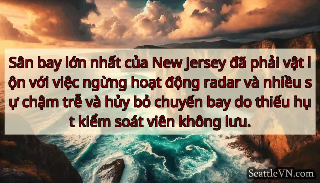 Sân bay lớn nhất của New Jersey đã phải vật lộn