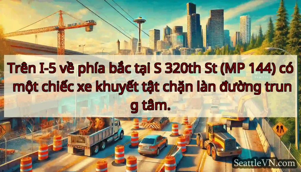 Trên I-5 về phía bắc tại S 320th St (MP 144) có