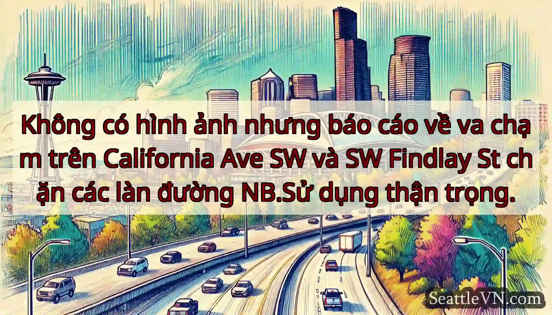 Không có hình ảnh nhưng báo cáo về va chạm trên