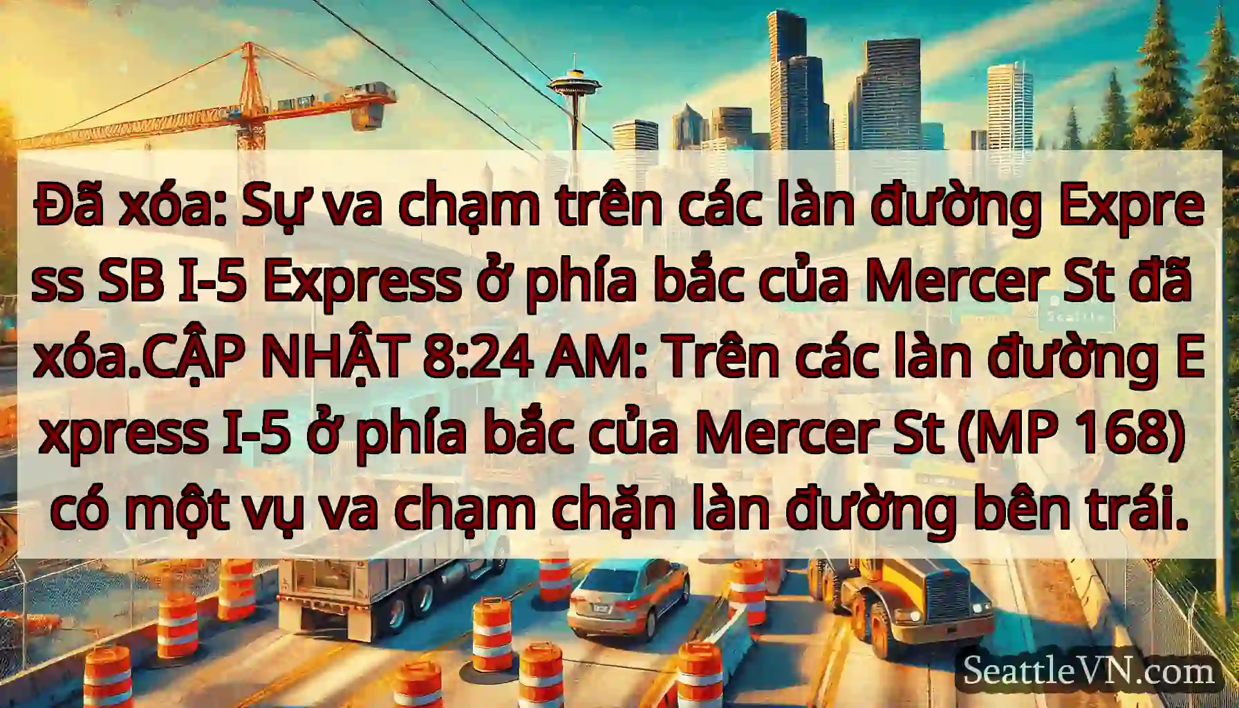 Đã xóa: Sự va chạm trên các làn đường Express SB