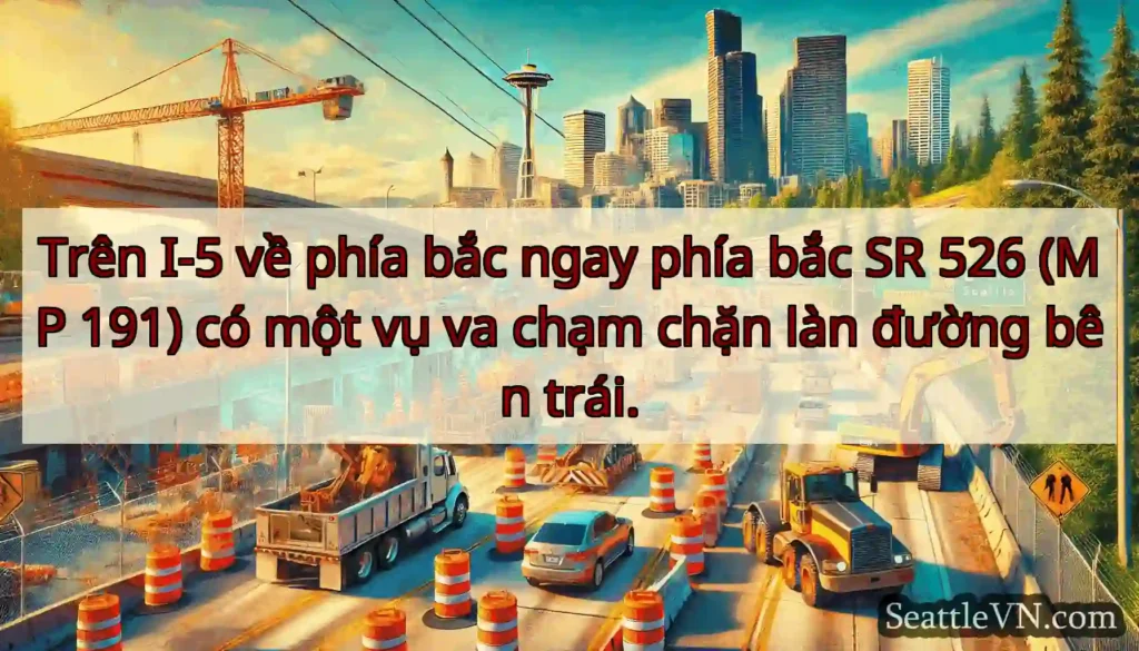 Trên I-5 về phía bắc ngay phía bắc SR 526 (MP