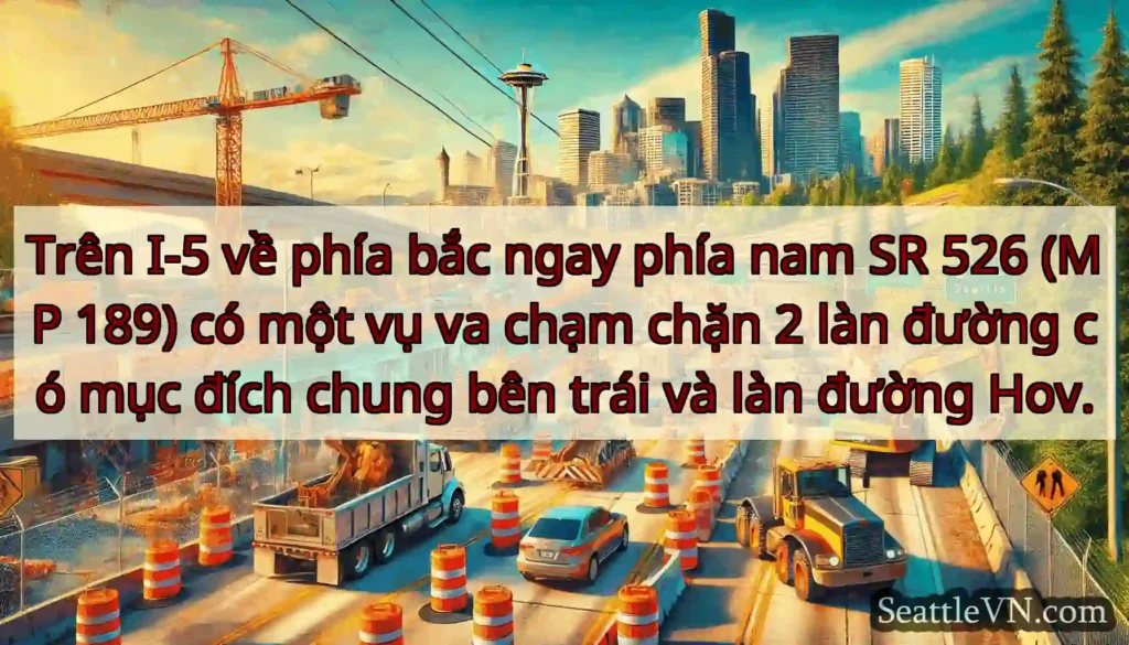Trên I-5 về phía bắc ngay phía nam SR 526 (MP