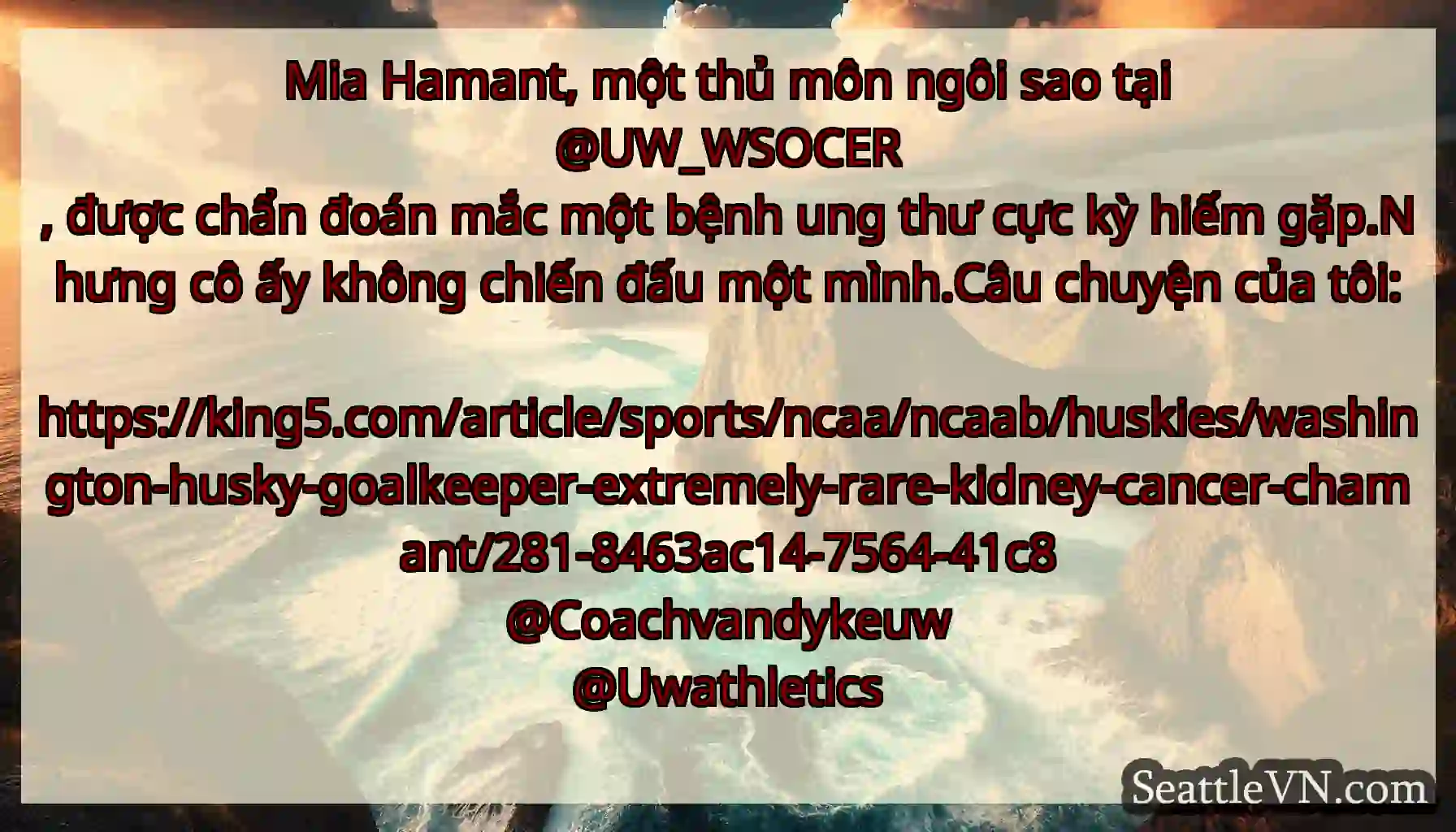 Mia Hamant, một thủ môn ngôi sao tại