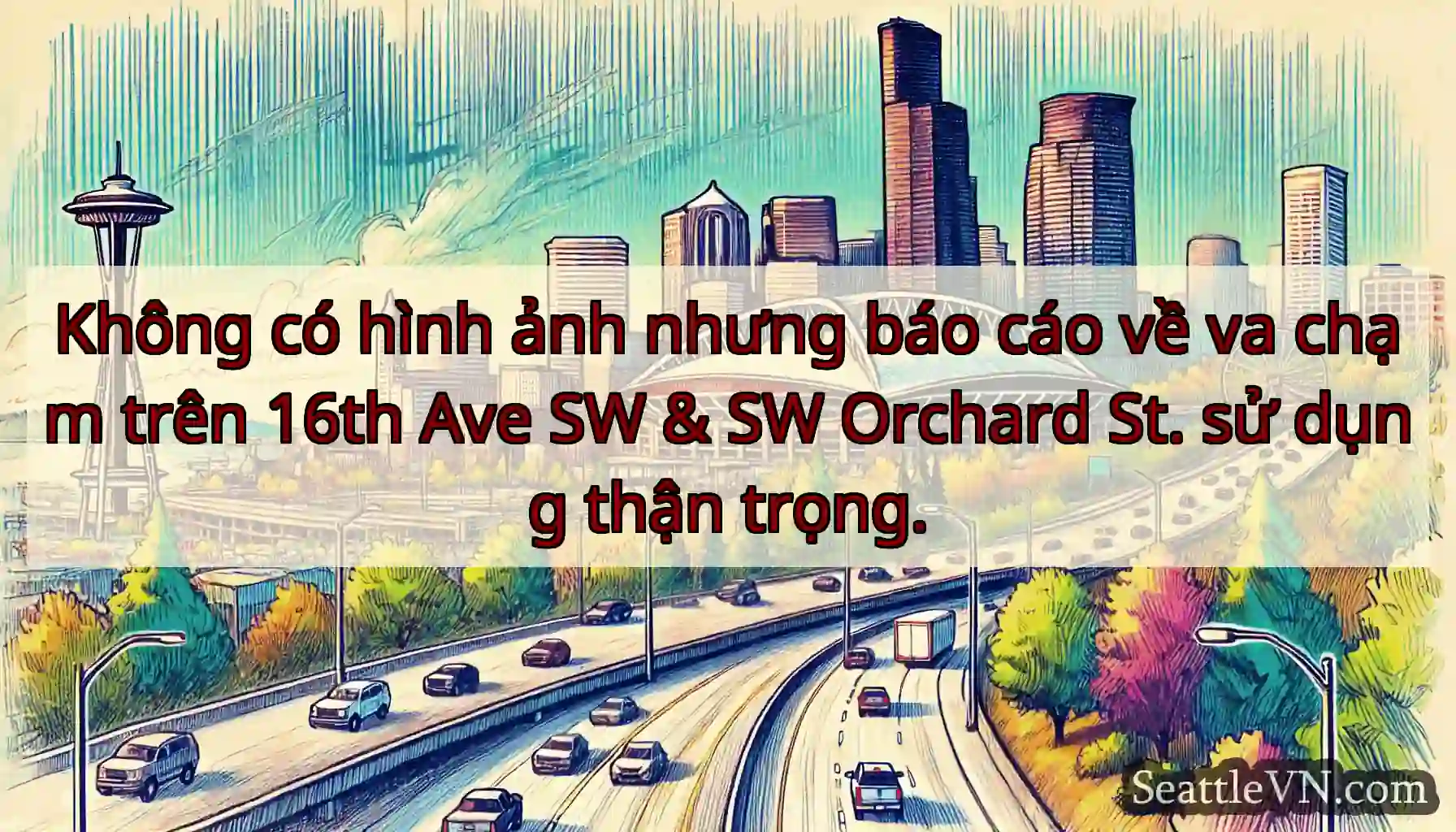 Không có hình ảnh nhưng báo cáo về va chạm trên