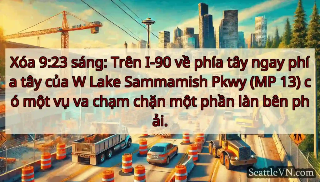 Xóa 9:23 sáng: Trên I-90 về phía tây ngay phía