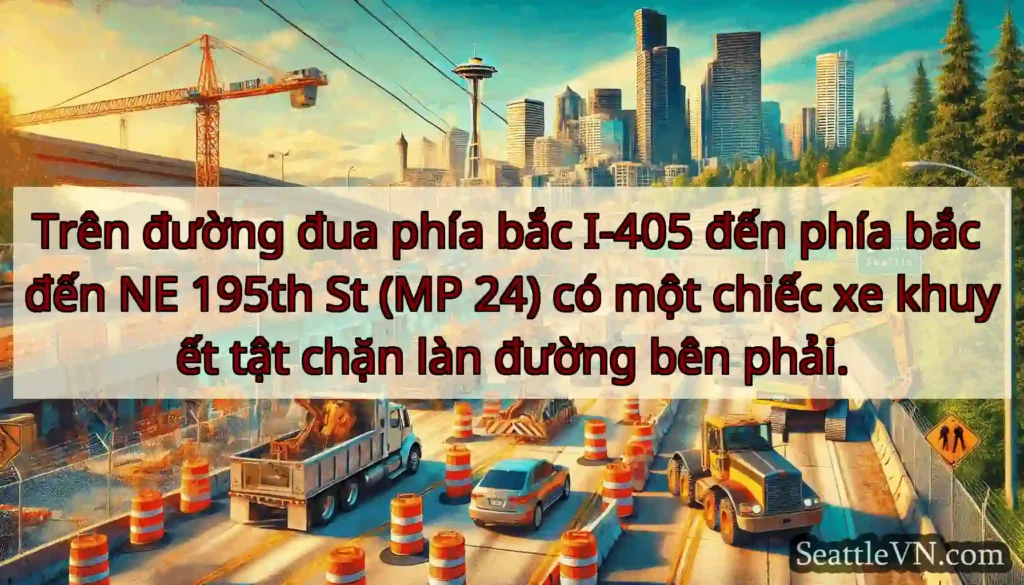 Trên đường đua phía bắc I-405 đến phía bắc đến NE