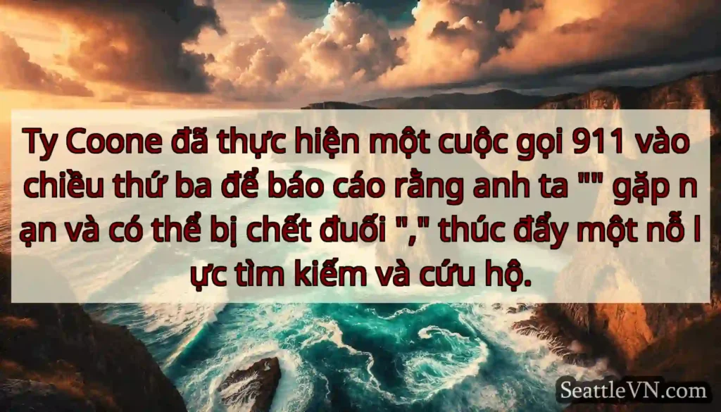 Ty Coone đã thực hiện một cuộc gọi 911 vào chiều