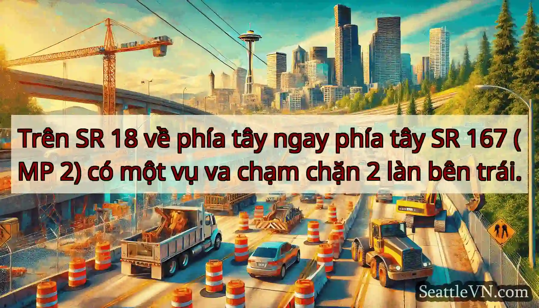 Trên SR 18 về phía tây ngay phía tây SR 167 (MP