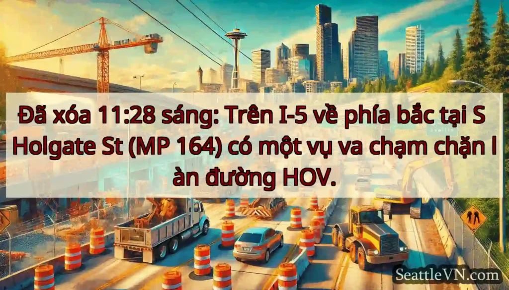 Đã xóa 11:28 sáng: Trên I-5 về phía bắc tại S