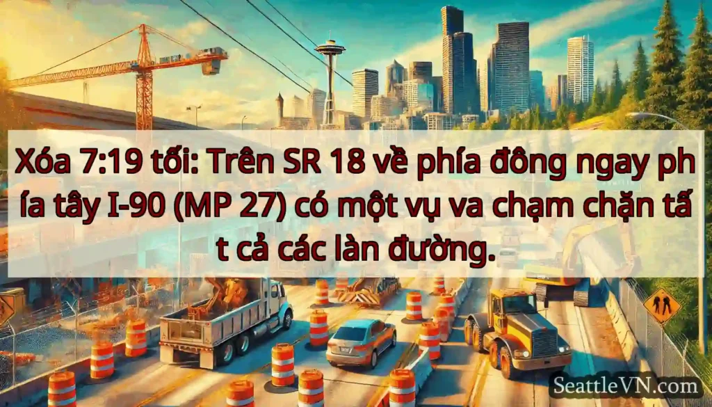 Xóa 7:19 tối: Trên SR 18 về phía đông ngay phía