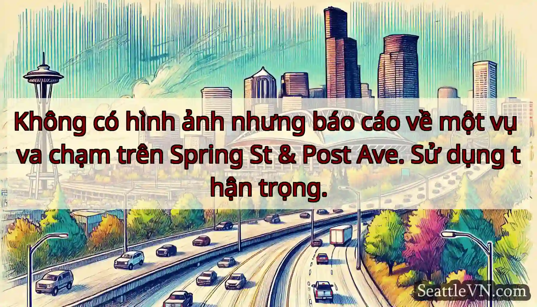 Không có hình ảnh nhưng báo cáo về một vụ va chạm