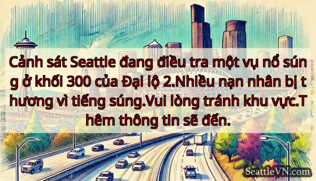 Cảnh sát Seattle đang điều tra một vụ nổ súng ở