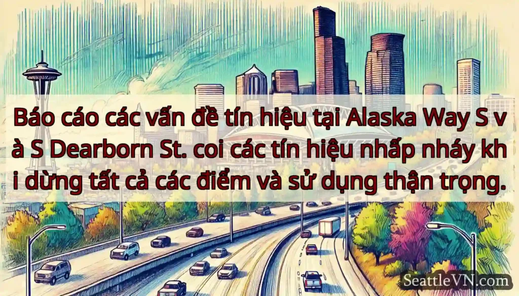 Báo cáo các vấn đề tín hiệu tại Alaska Way S và S