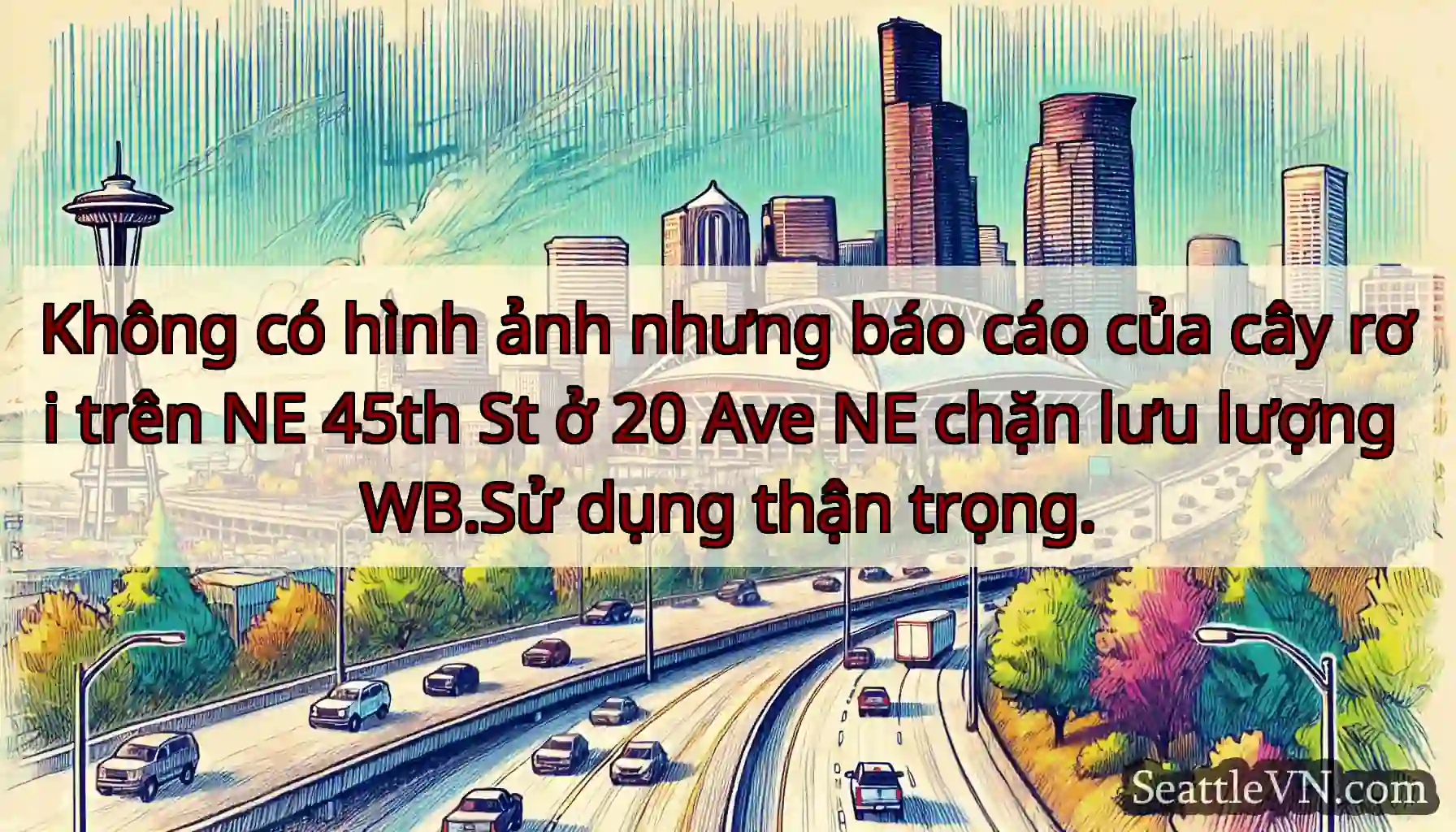 Không có hình ảnh nhưng báo cáo của cây rơi trên