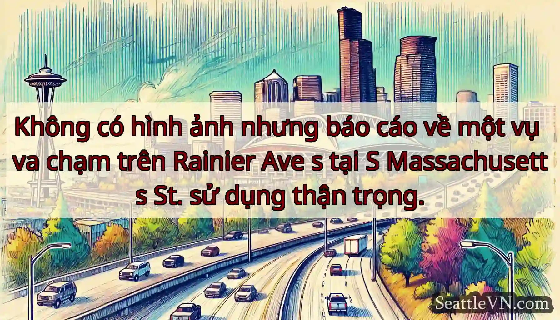 Không có hình ảnh nhưng báo cáo về một vụ va chạm