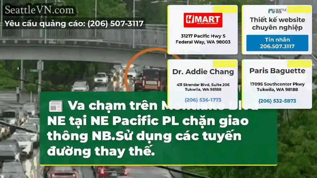 Va chạm trên Montlake Blvd NE tại NE Pacific PL