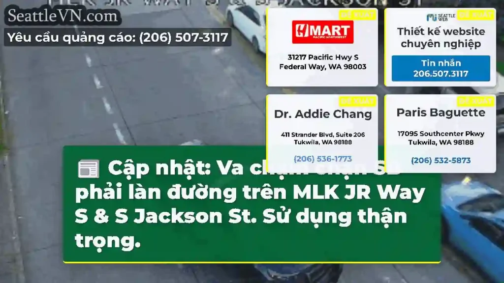 Cập nhật: Va chạm chặn SB phải làn đường trên MLK