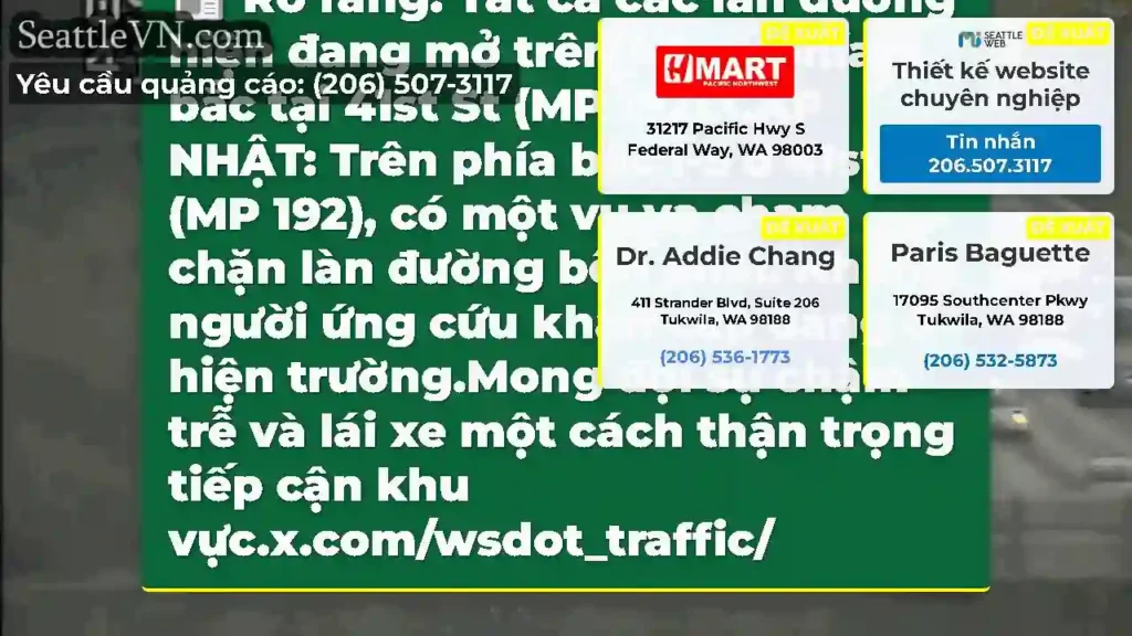 Rõ ràng: Tất cả các làn đường hiện đang mở trên