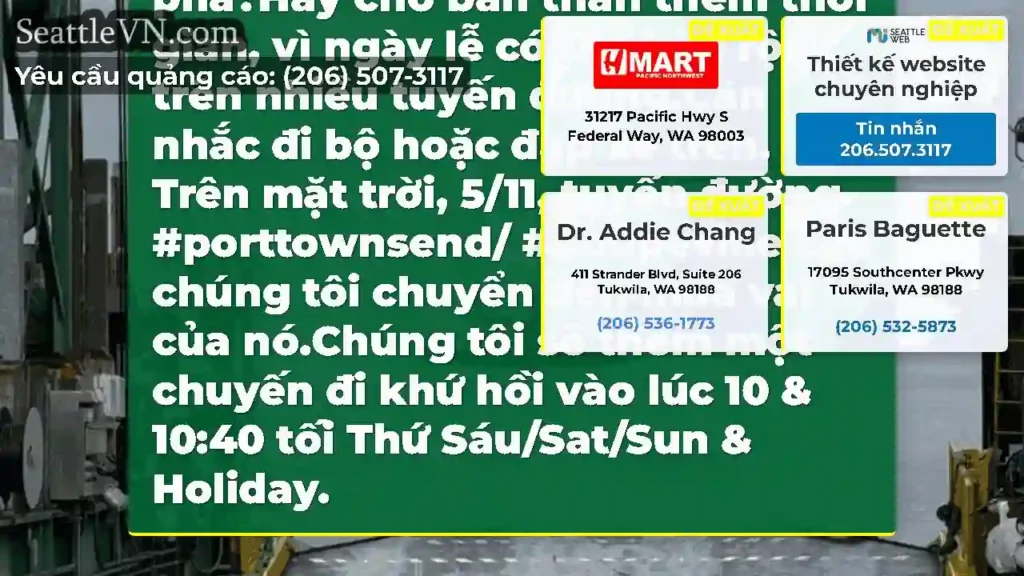 Kỷ niệm Ngày của Mẹ trên phà?Hãy cho bản thân