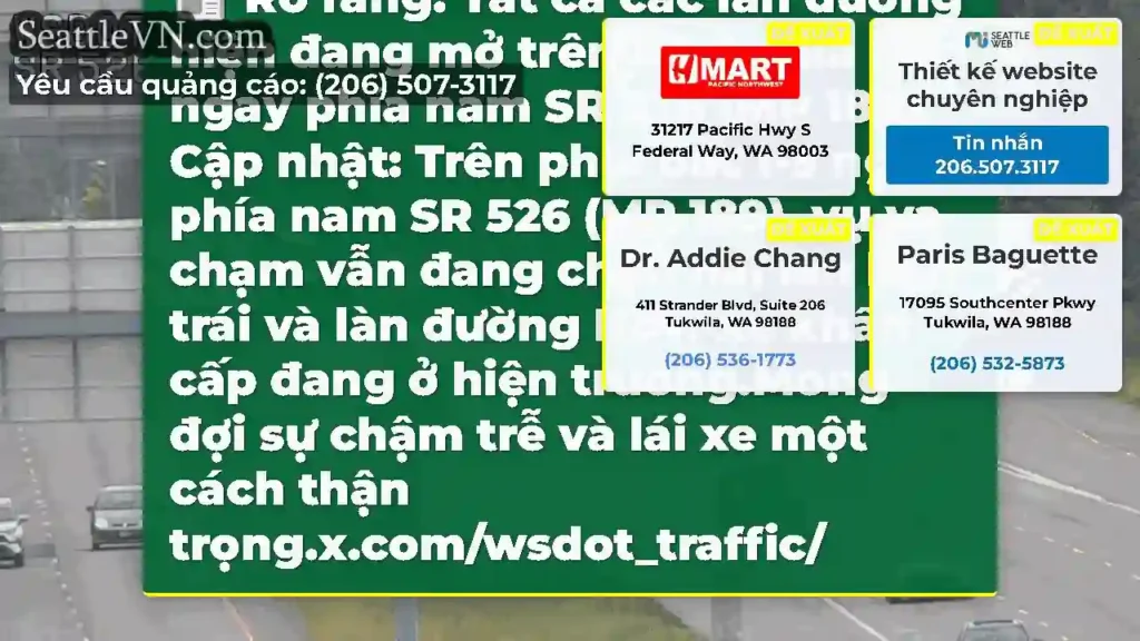 Rõ ràng: Tất cả các làn đường hiện đang mở trên
