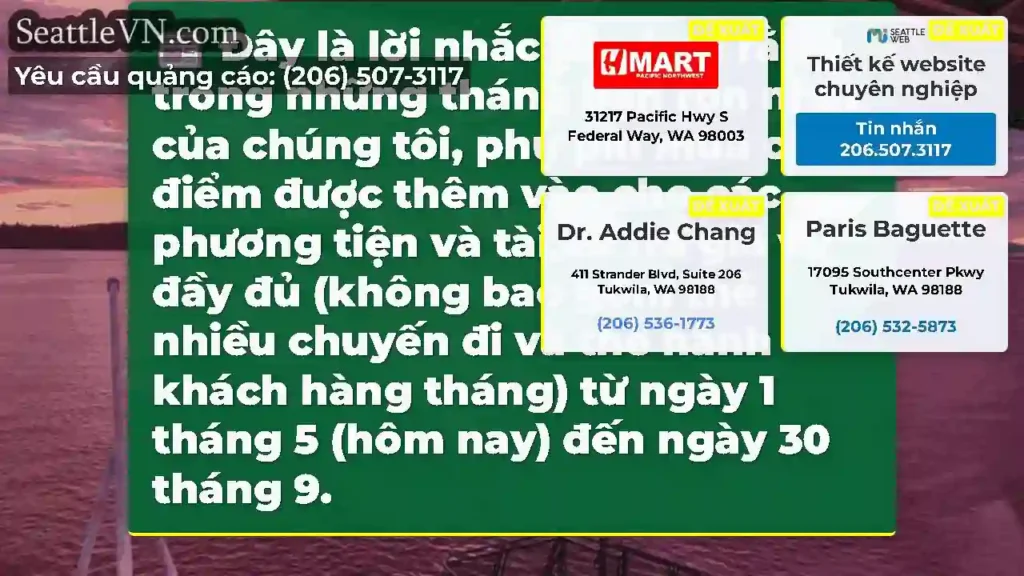 Đây là lời nhắc của bạn rằng trong những tháng