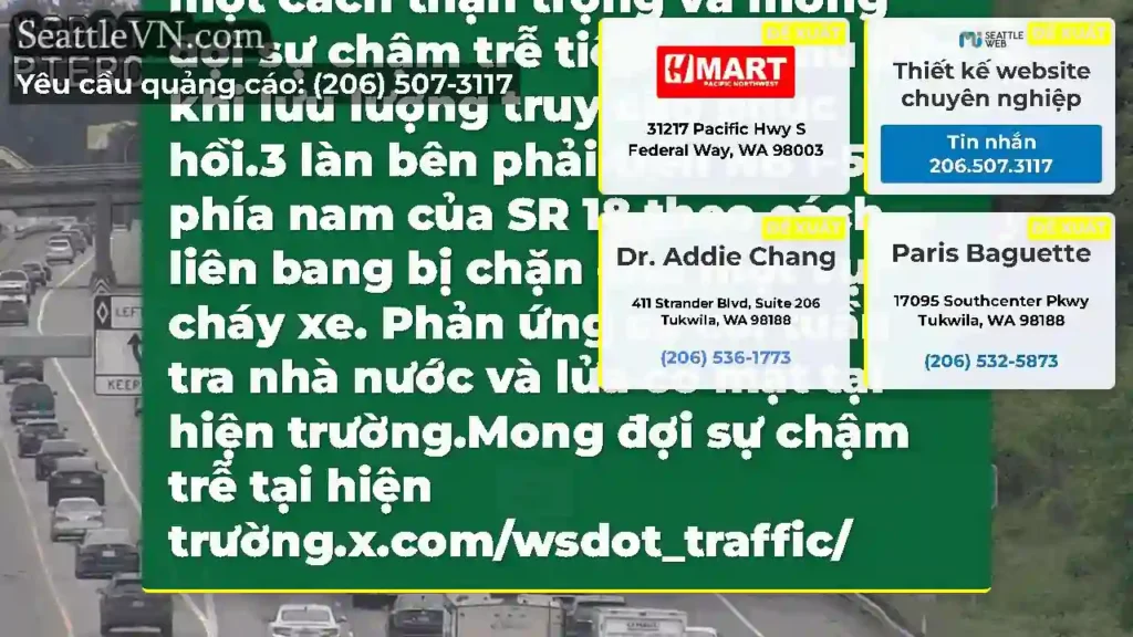 Rõ ràng: Tất cả các làn đường hiện đang mở trên