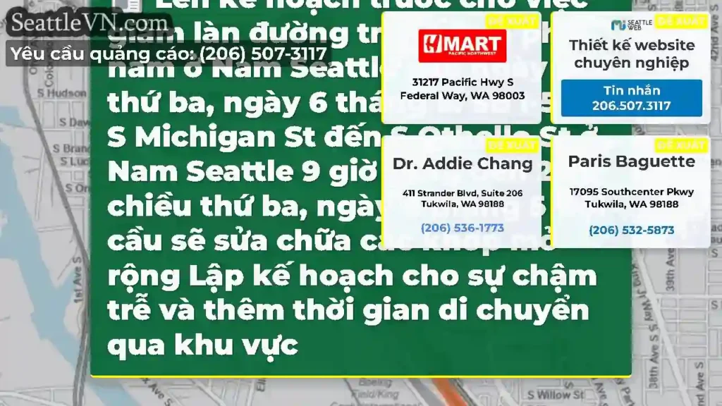 Lên kế hoạch trước cho việc giảm làn đường trên
