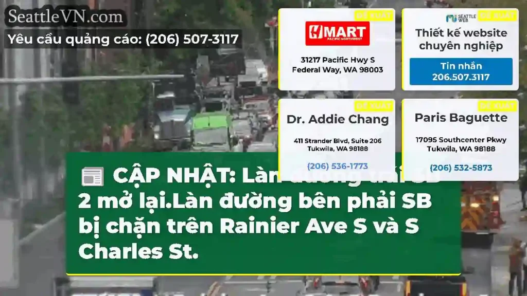 CẬP NHẬT: Làn đường trái SB 2 mở lại.Làn đường