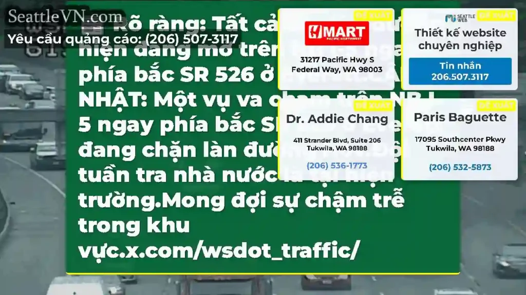 Rõ ràng: Tất cả các làn đường hiện đang mở trên