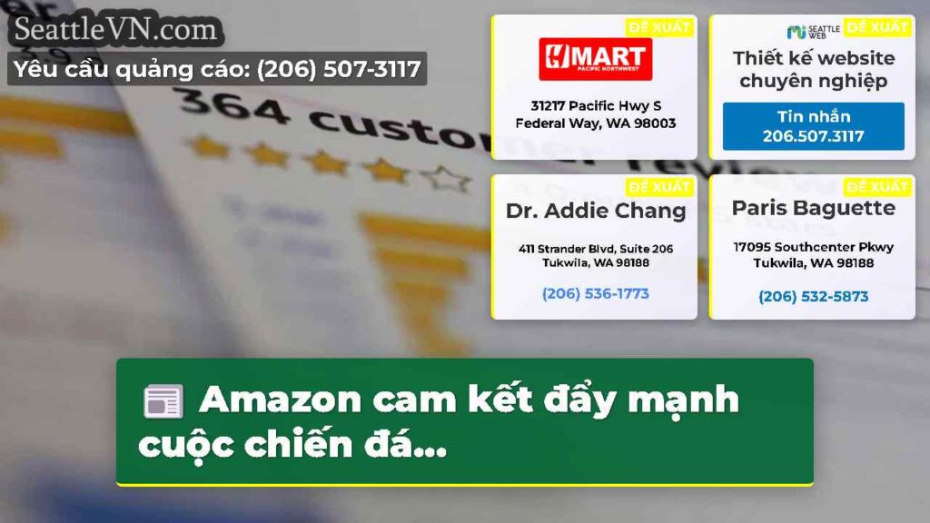Amazon cam kết đẩy mạnh cuộc chiến đá...