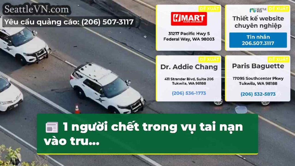 1 người chết trong vụ tai nạn vào tru...