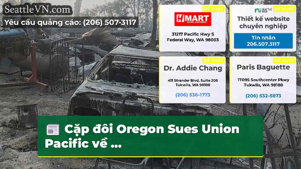 Cặp đôi Oregon Sues Union Pacific về ...