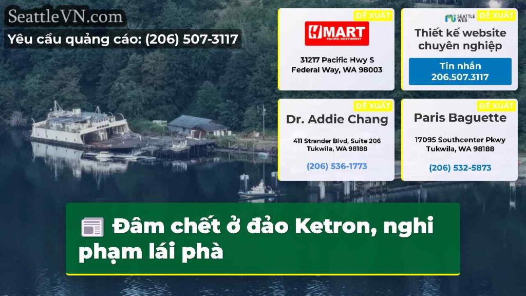 Đâm chết ở đảo Ketron, nghi phạm lái phà