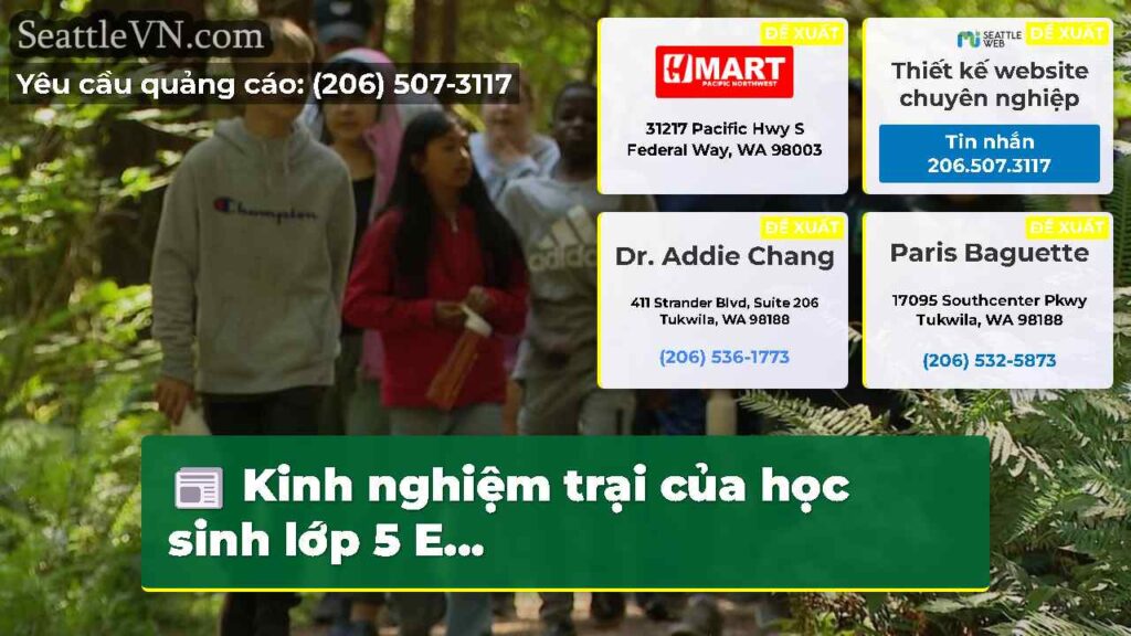 Kinh nghiệm trại của học sinh lớp 5 E...