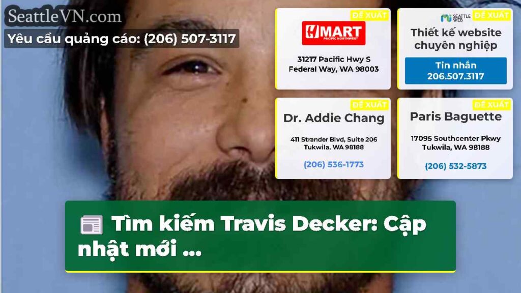 Tìm kiếm Travis Decker: Cập nhật mới ...