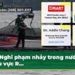 Nghi phạm nhảy trong nước ở khu vực R…