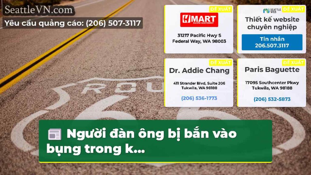 Người đàn ông bị bắn vào bụng trong k...