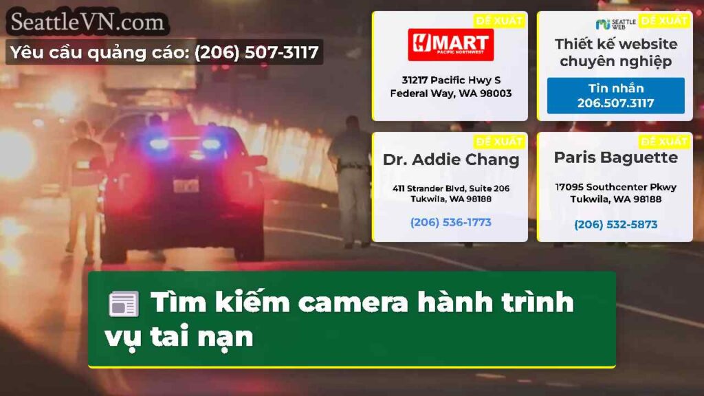 Tìm kiếm camera hành trình vụ tai nạn