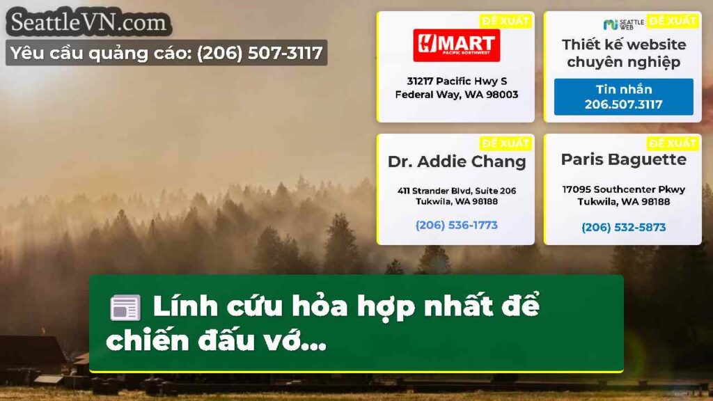 Lính cứu hỏa hợp nhất để chiến đấu vớ...