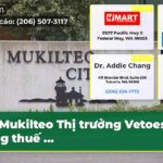 Mukilteo Thị trưởng Vetoes tăng thuế …