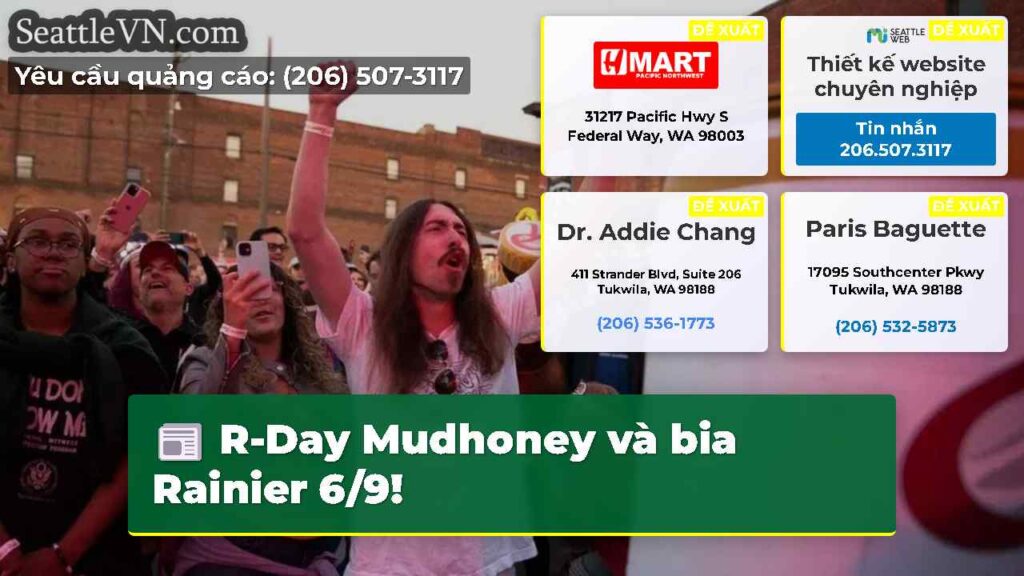 R-Day Mudhoney và bia Rainier 6/9!