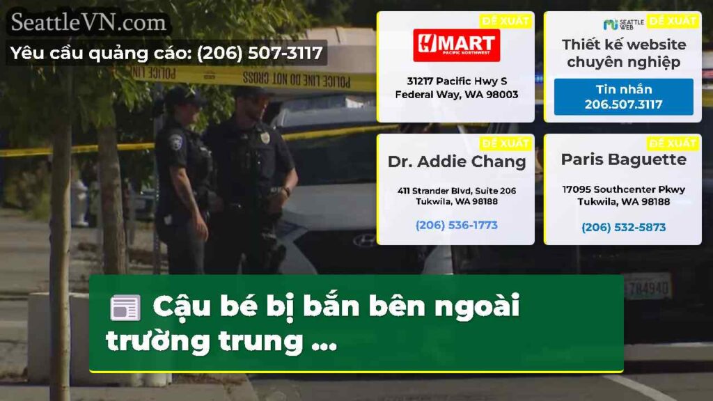 Cậu bé bị bắn bên ngoài trường trung ...
