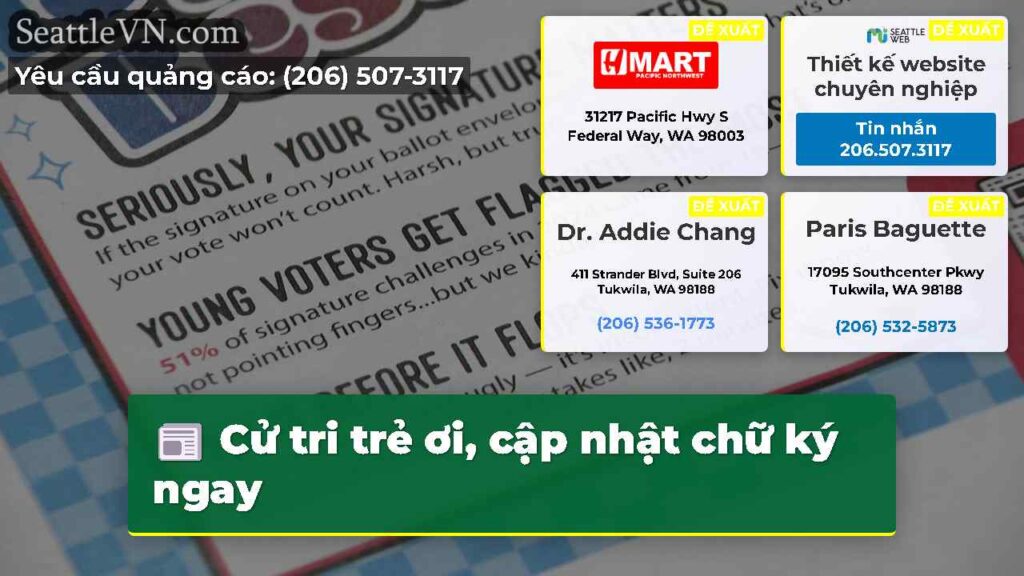 Cử tri trẻ ơi, cập nhật chữ ký ngay
