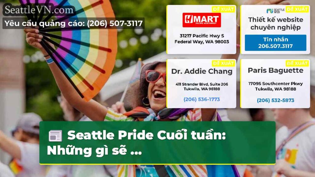 Seattle Pride Cuối tuần: Những gì sẽ ...