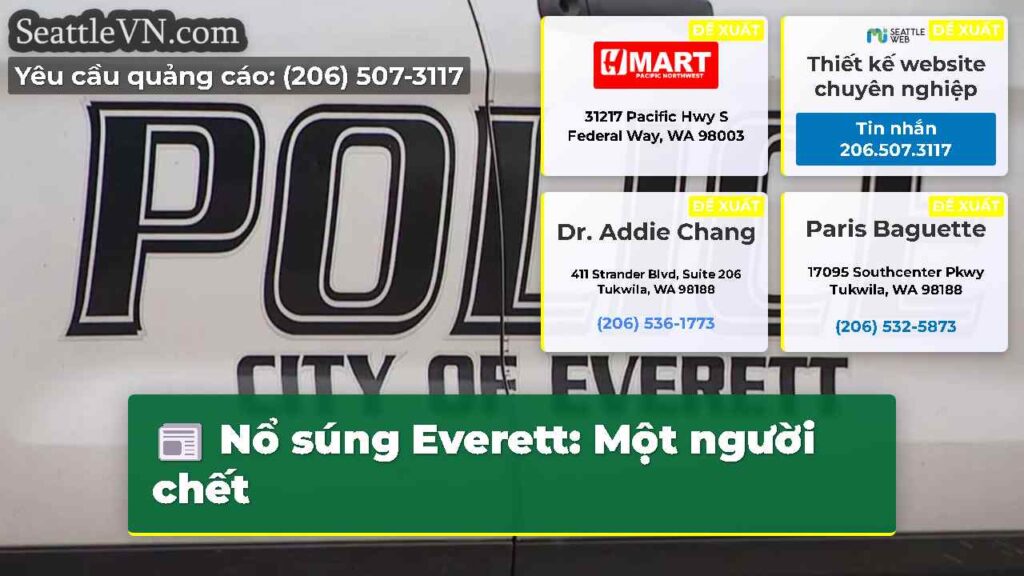 Nổ súng Everett: Một người chết
