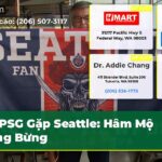 PSG Gặp Seattle Hâm Mộ Tưng Bừng