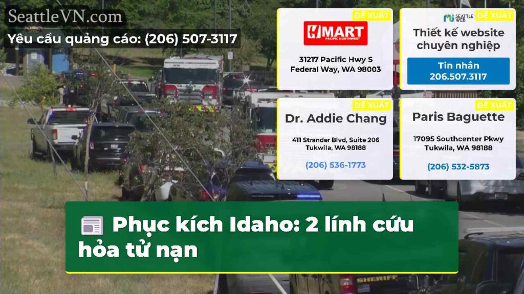 Phục kích Idaho: 2 lính cứu hỏa tử nạn