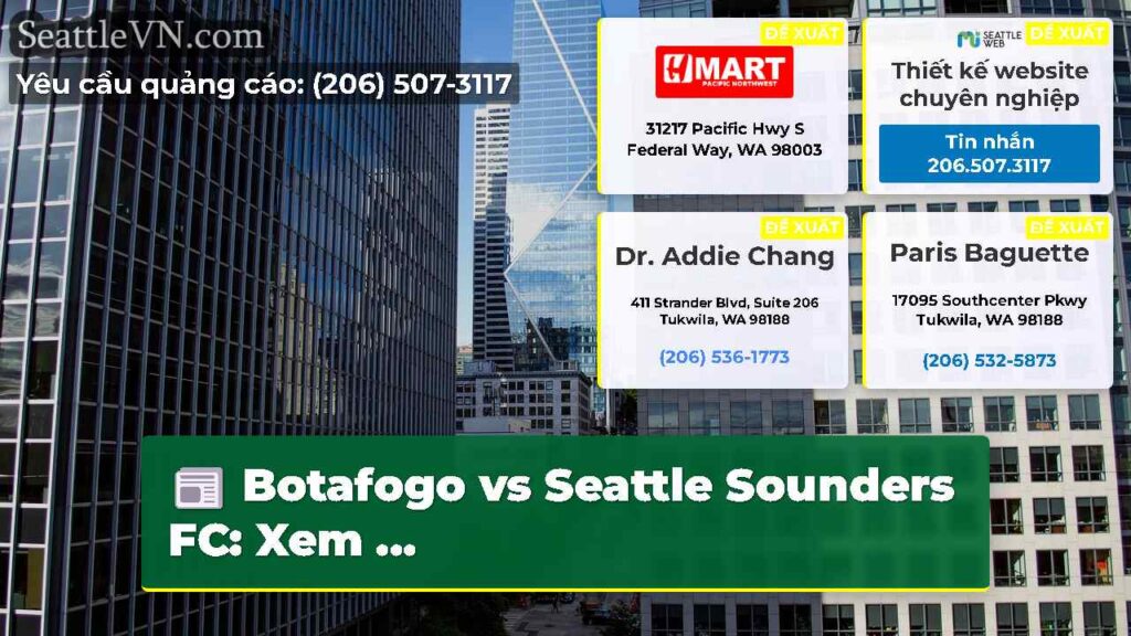 Botafogo vs Seattle Sounders FC: Xem ...