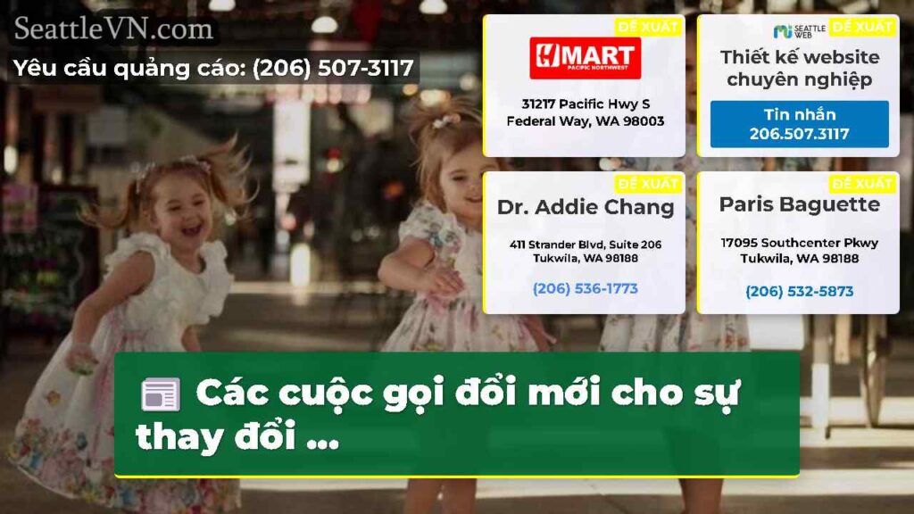 Các cuộc gọi đổi mới cho sự thay đổi ...